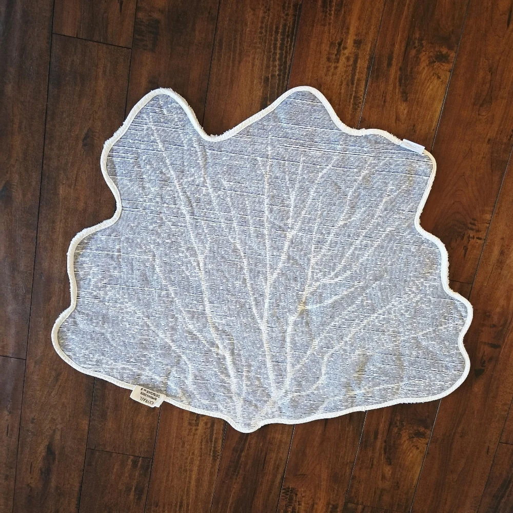 ABYSS & HABIDECOR Blue White Coral Bath Rug 33